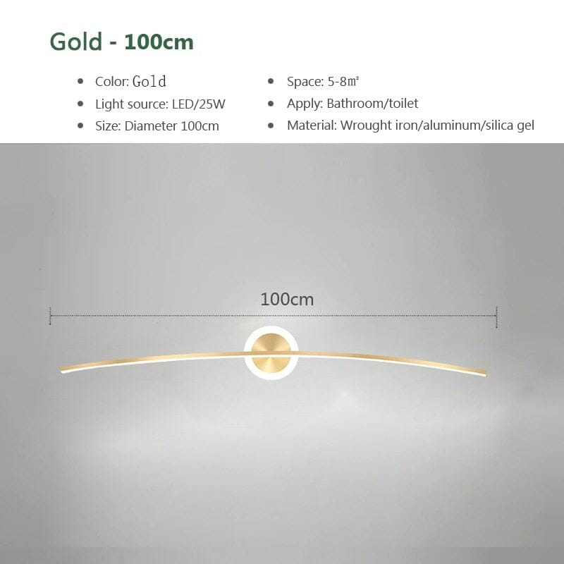 MirroLux LED-peilivalaisin moderniin kylpyhuoneeseen