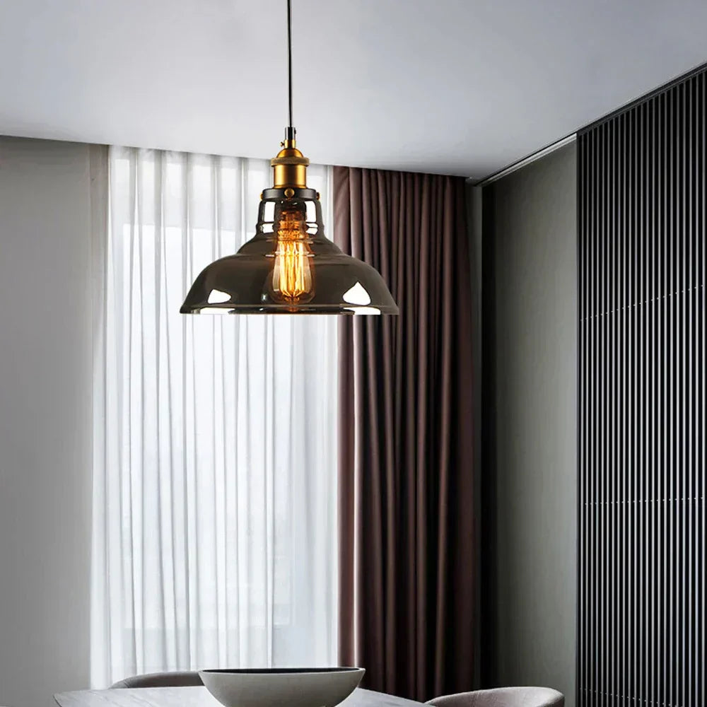 NovaGlass Vintage Pendant Light For Home Interiors And Living Spaces