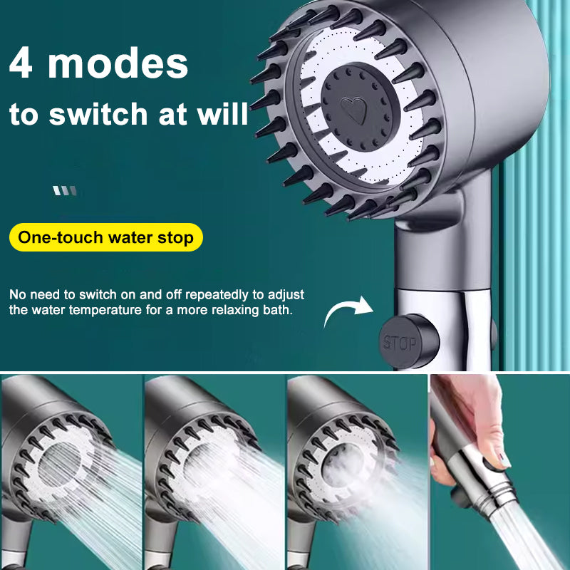 Turbohead Showerhead Elevates Spa-Quality Water Pressure for Low Water Pressure Homes