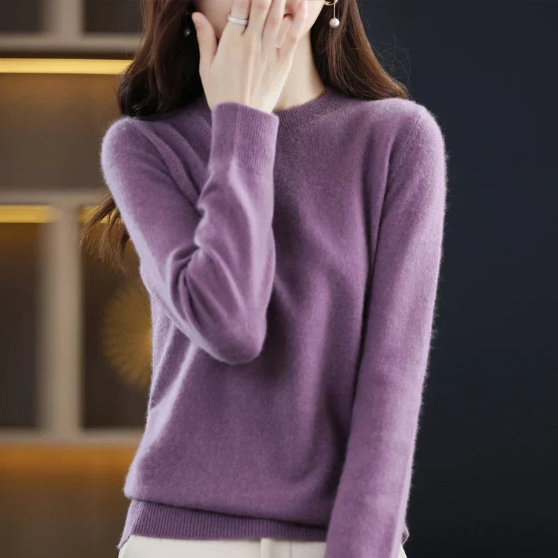 Aurelia Women's Merino Wool Sweater For Fall And Winter