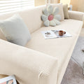 Elastic Sofa Slipcover Anti Slip Backing Washable Fits 1 To 3 Seat Couches