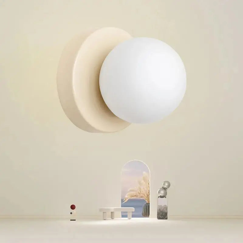Nordische G9 Glas-Wandleuchte Minimalistisches Schlafzimmerwandleuchte