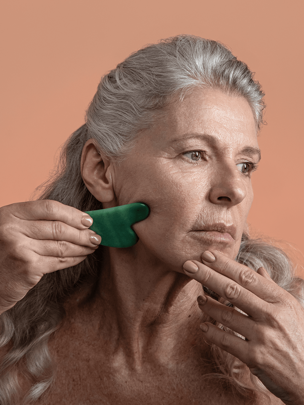 Authentic Jade Gua Sha Facial Massager Tool