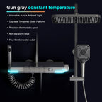 Douche thermostatique numérique Aurell avec unité d'affichage