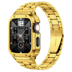 Avelon příslušenství pro Apple Watch s nerezovým pouzdrem a ocelovým páskem