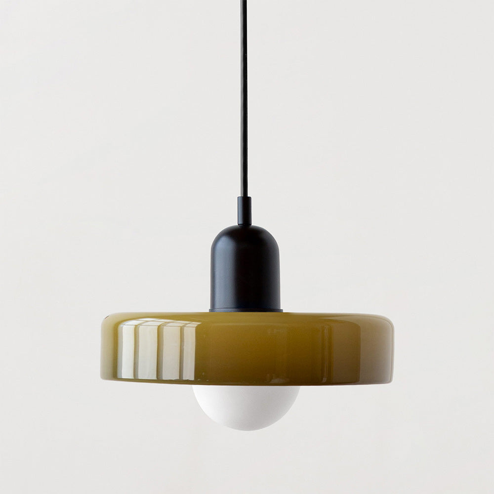 Bauhaus Aurelo Colored Glass Pendant Light For Dining Rooms