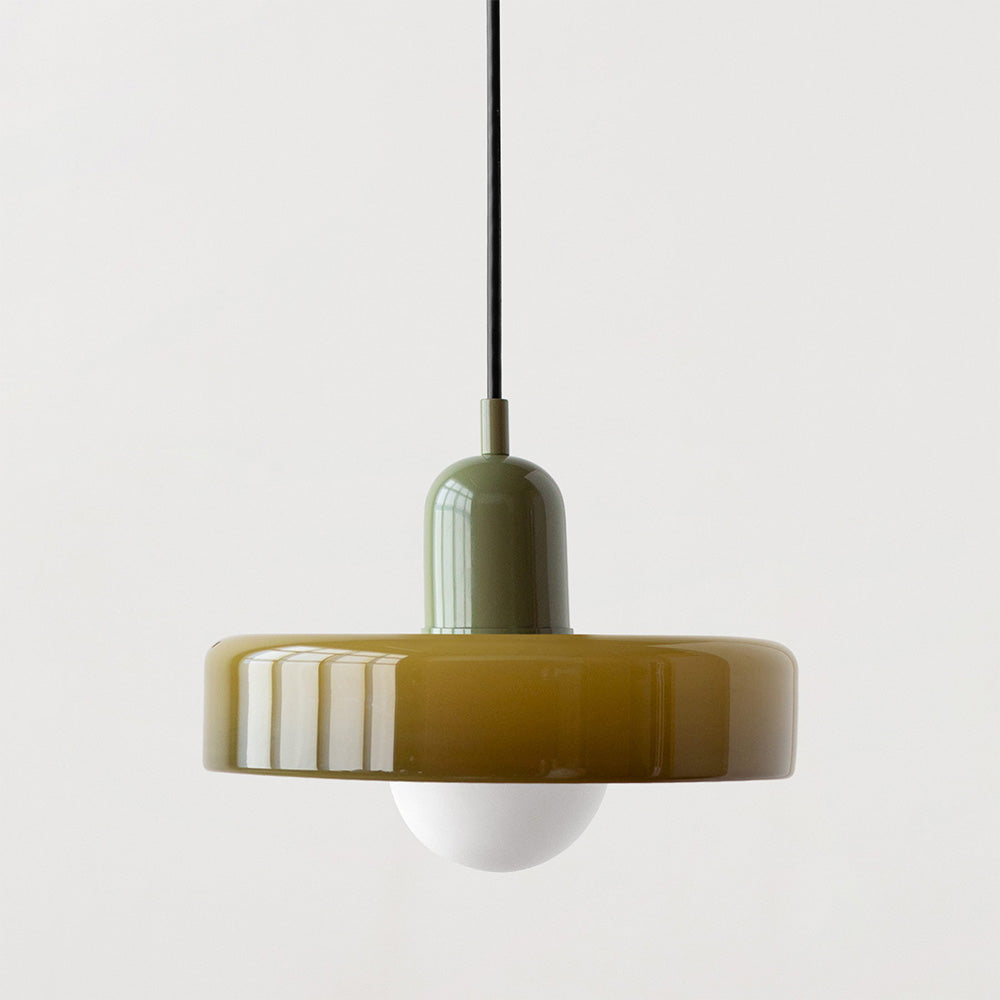 Bauhaus Aurelo Colored Glass Pendant Light For Dining Rooms