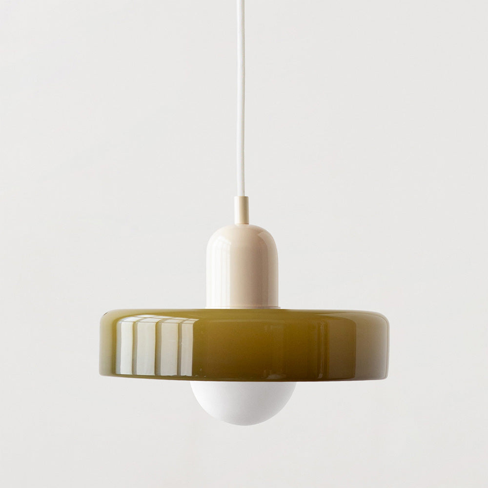 Bauhaus Aurelo Colored Glass Pendant Light For Dining Rooms