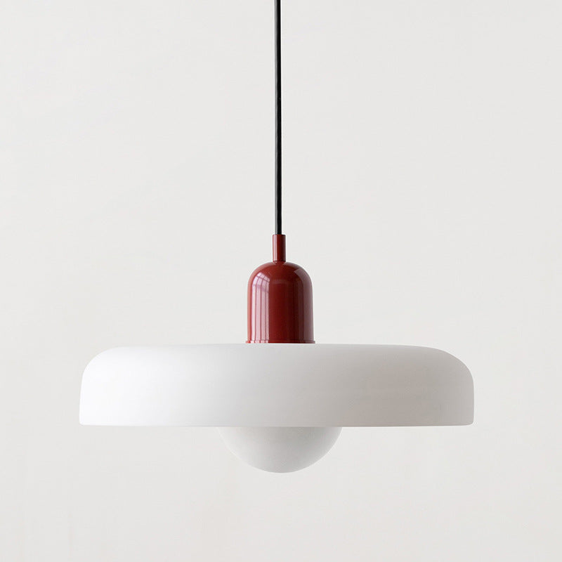 Liora Bauhaus Glass Pendant Light With Height Adjustment