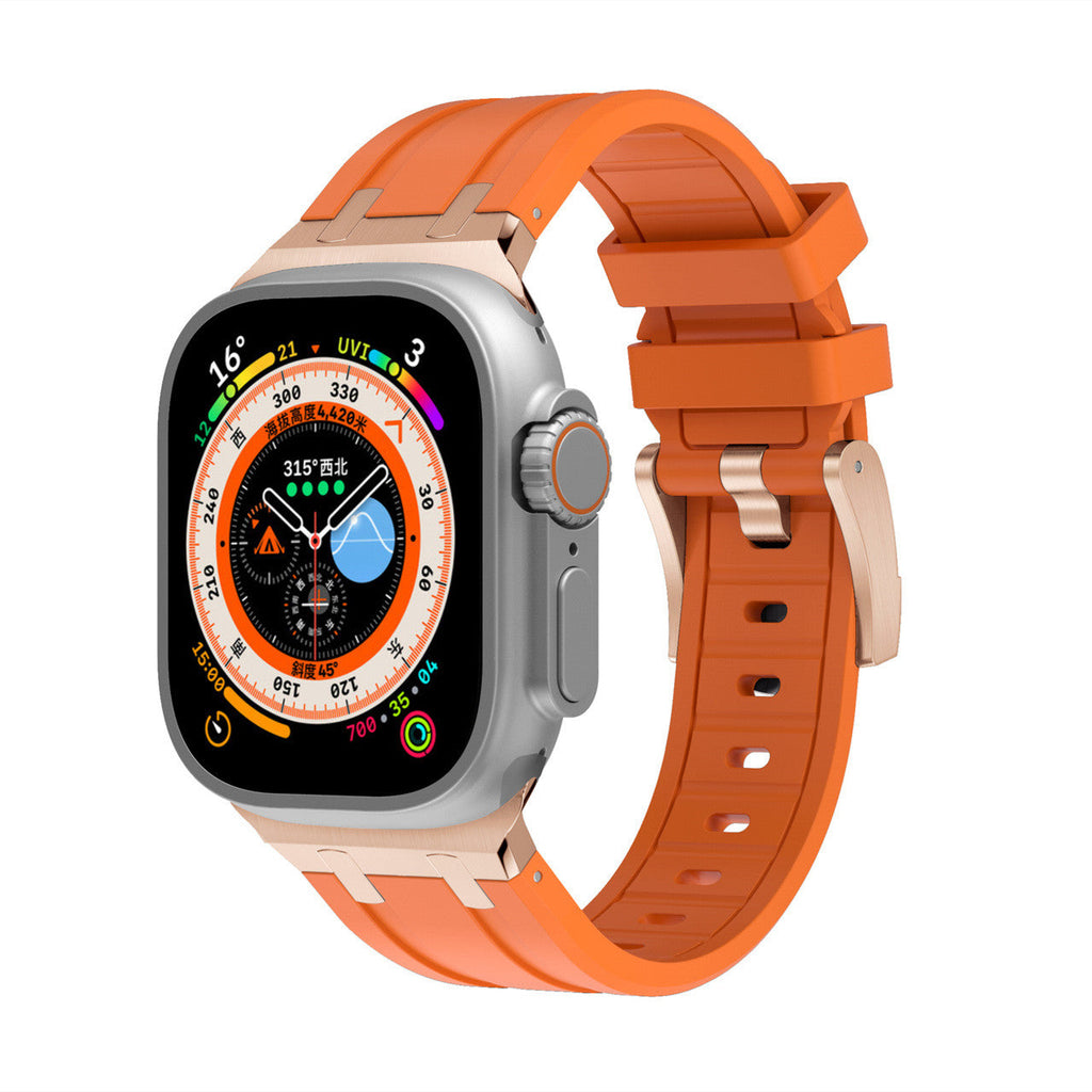 Gelang Tangan Silikon Nexal Untuk Kepala Logam Apple Watch