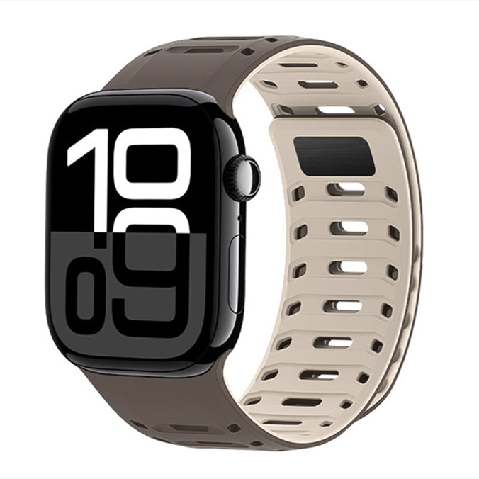 Apple Watch 硅胶表带，全天舒适，日常佩戴