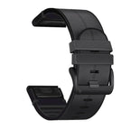 Averin läderarmband och silikon för Garmin Fenix 8 7X 7 5X 5 6