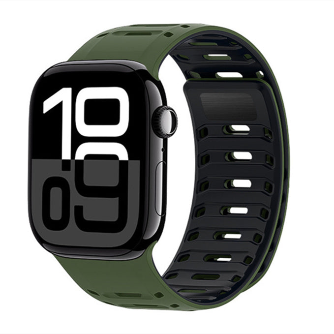 Apple Watch 硅胶表带，全天舒适，日常佩戴