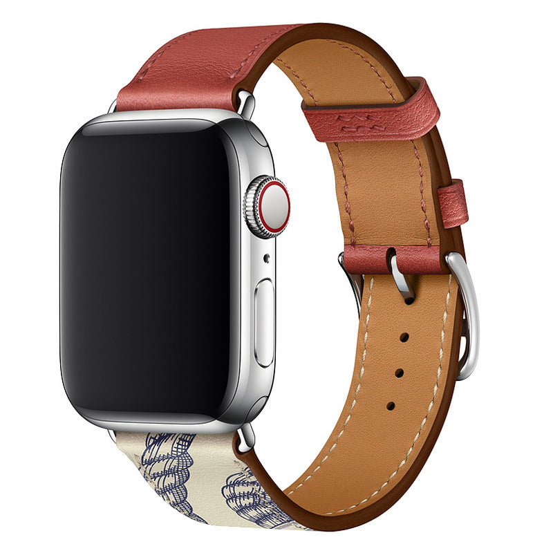 マーベル 本革ストラップ Apple Watch用 手縫いの本格クラフトマンシップ