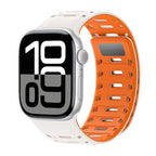 Apple Watch 硅胶表带，全天舒适，日常佩戴