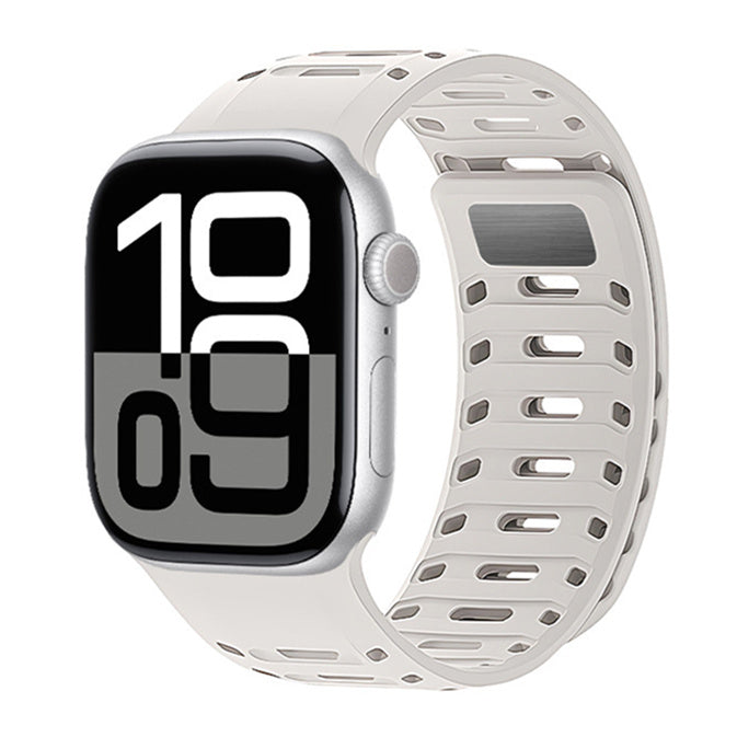 Apple Watch 硅胶表带，全天舒适，日常佩戴