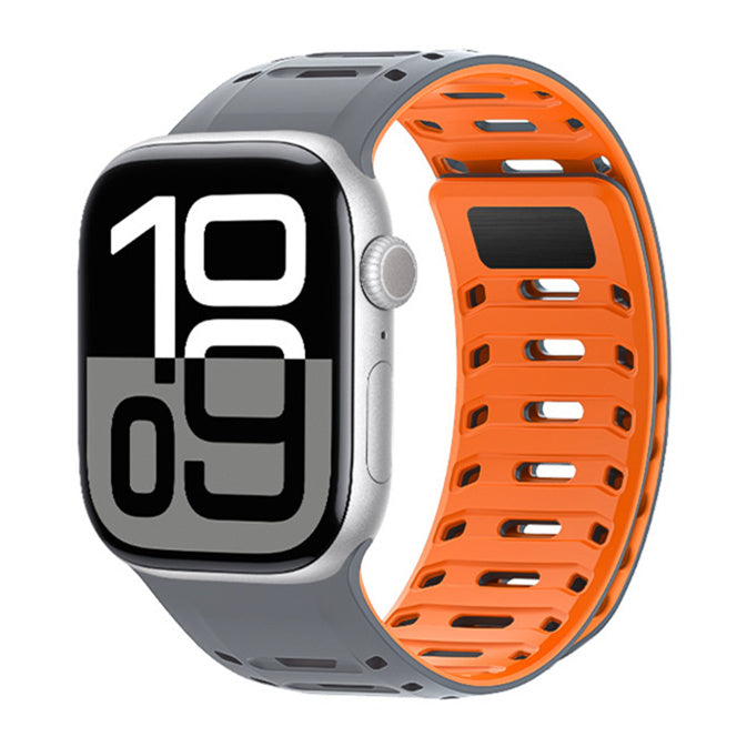 Apple Watch 硅胶表带，全天舒适，日常佩戴