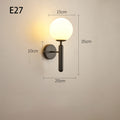 AuraNova Moderne Wandlamp Voor Slaapkamer Met Energiezuinige Verlichting