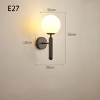 AuraNova Moderne Wandlamp Voor Slaapkamer Met Energiezuinige Verlichting