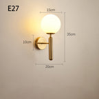 AuraNova Moderne Wandlamp Voor Slaapkamer Met Energiezuinige Verlichting