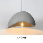 Nordic WabiSabi Adjustable Pendant Light With LED For Dining Room