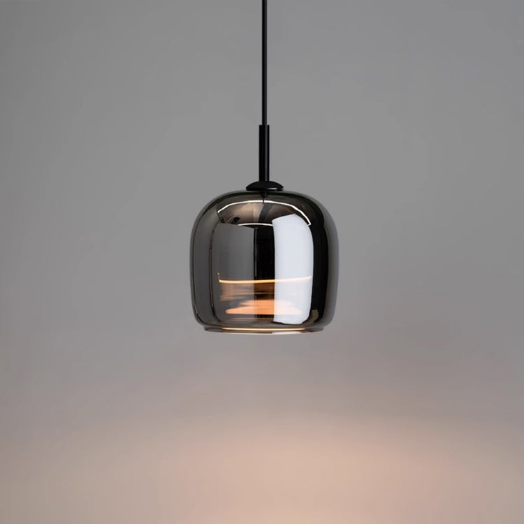 Arden Nordic Pendant Light With Smoky Glass For Kitchen Islands And Dining Areas