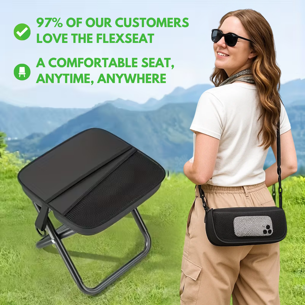 Portable Foldable Seat for On-the-Go Comfort