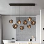 Liora Pendant Chandelier With Glass Accent For Contemporary Interiors