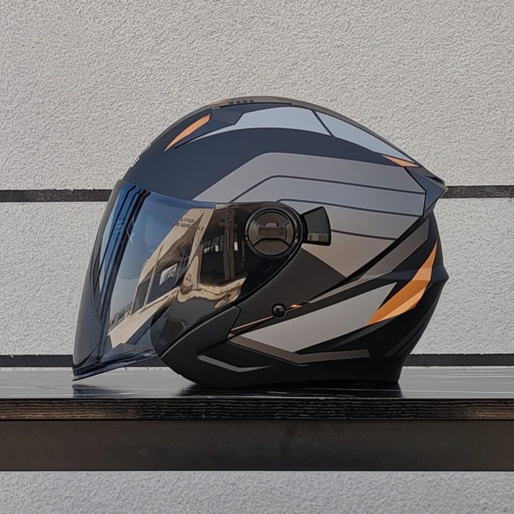 Versatile Half-Helmet with Dual-Lens System