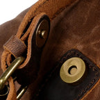 Zaino da viaggio Ridgeway con dettagli in pelle e tela resistente