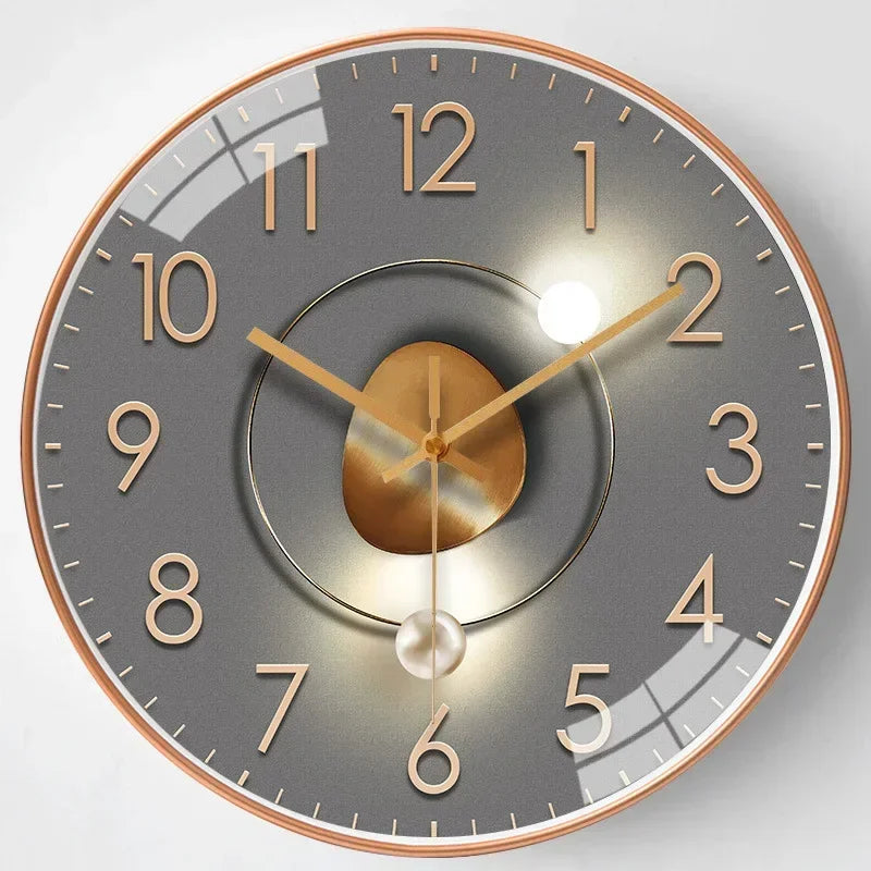 Avelon Silent Wall Clock In Classic Style For Bedroom And Office