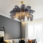 AstraFeather hanglamp, handgemaakt voor moderne verlichting