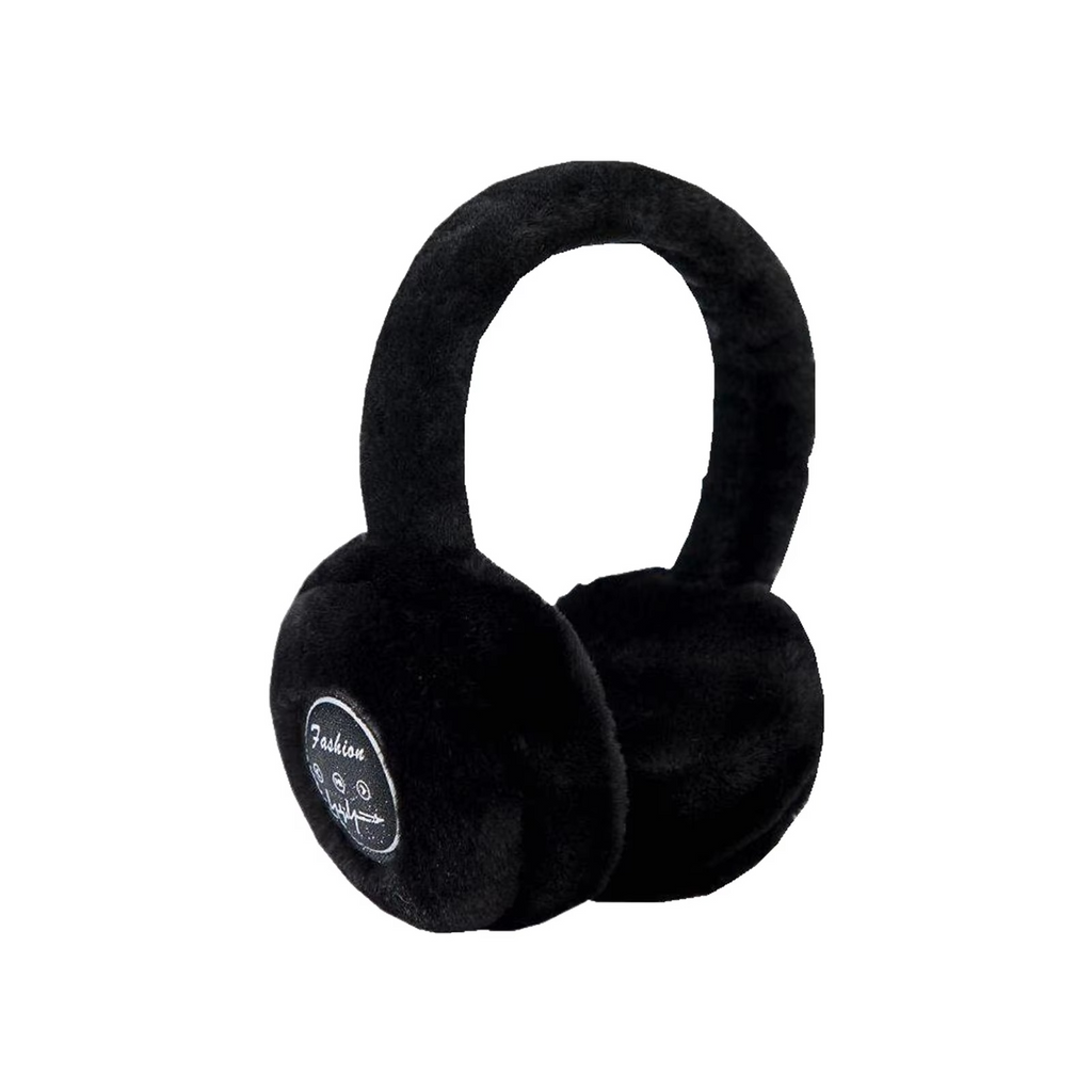Wireless Plush Earphones with Bluetooth 5.2 and Warm Fur Design