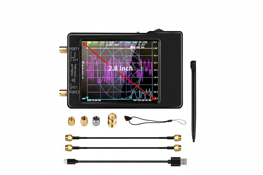 Analizador RF vectorial de 1.5GHz para pruebas de antenas y redes