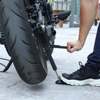 調節可能な高さと自己ロック機能付きユニバーサルバイクホイールスタンド