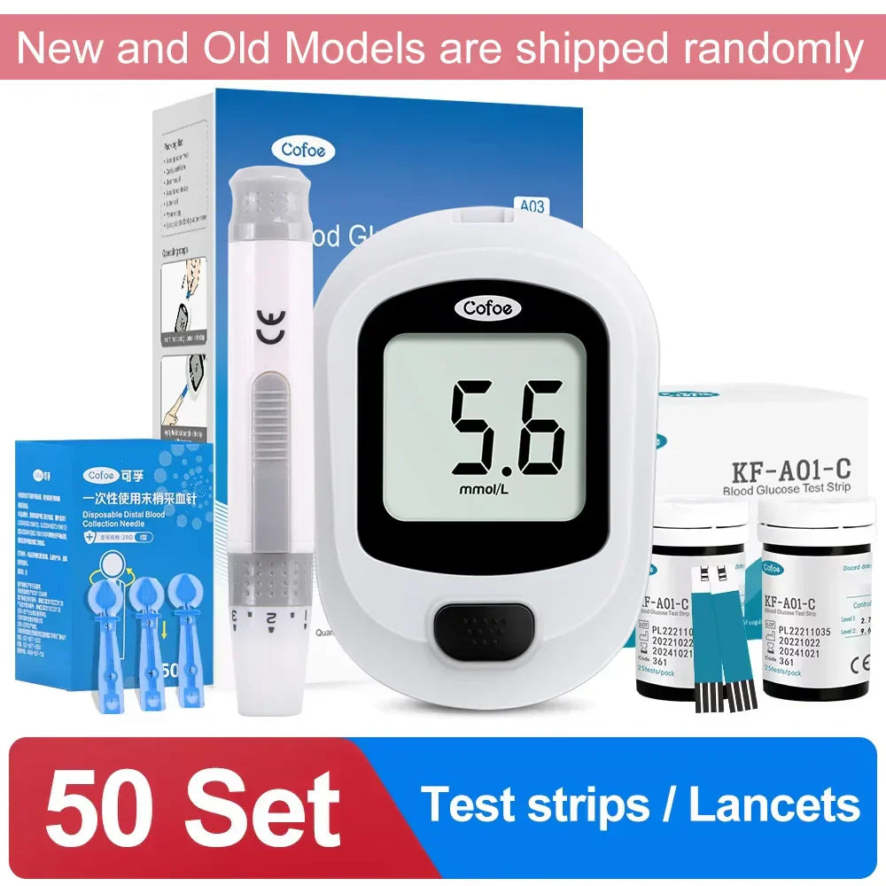 GlucoNova Home Glucose Monitor Kit With Lancets And Strips