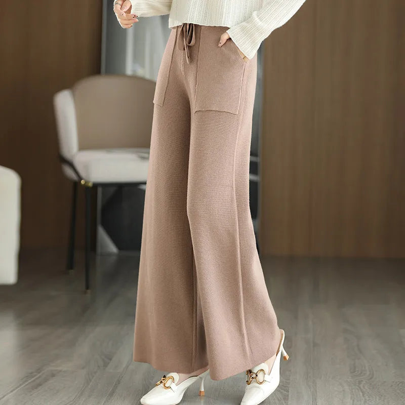 Aveline Wool Sweatpants For Everyday Comfort With Breathable Design