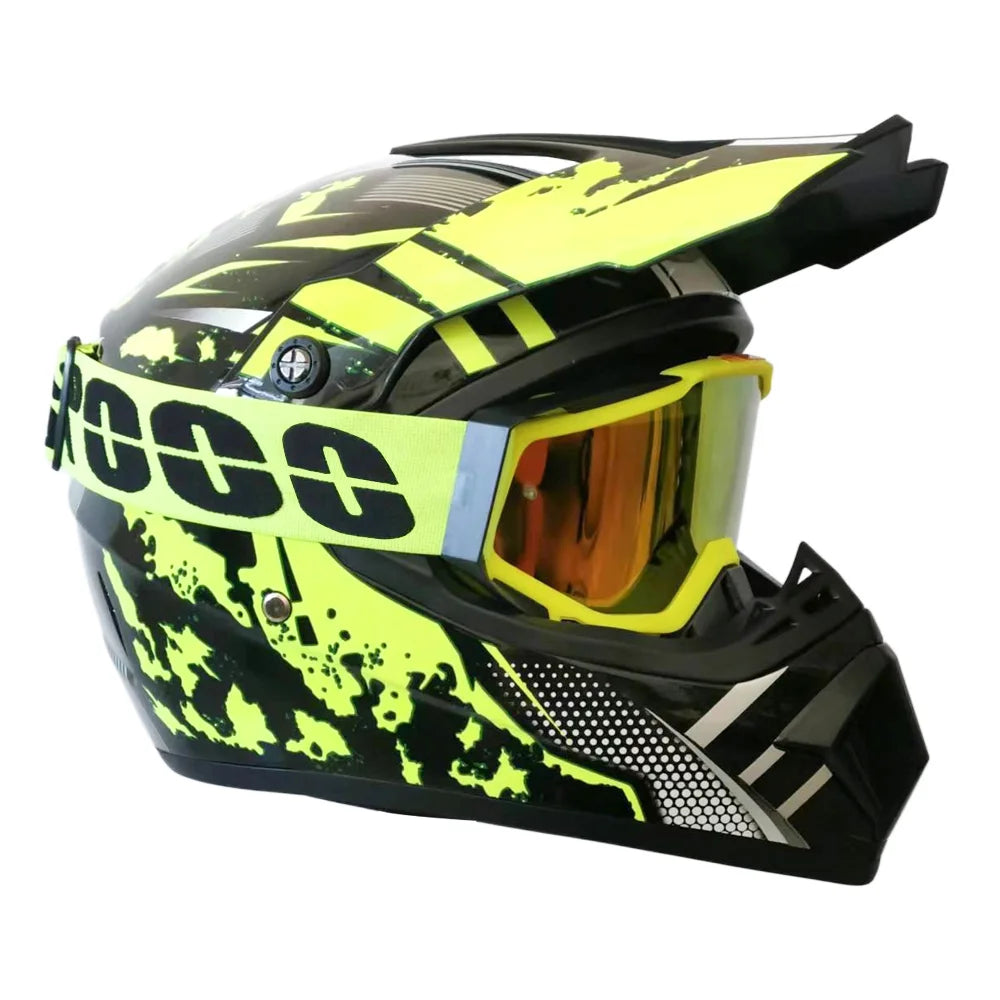 Kids Motocross Helmet with Goggles