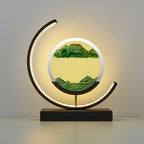 TerraGlow Sand Lamp Creates Tranquil Ambient Light Sculpture
