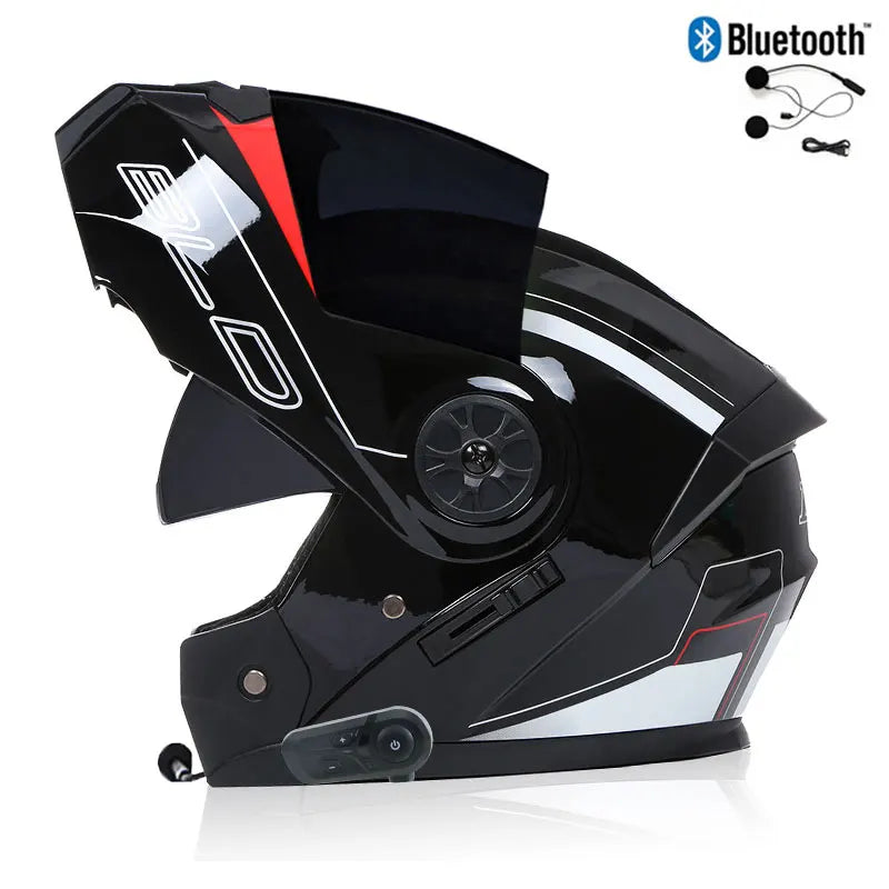 Modular Motorcycle Helmet with Bluetooth Integration