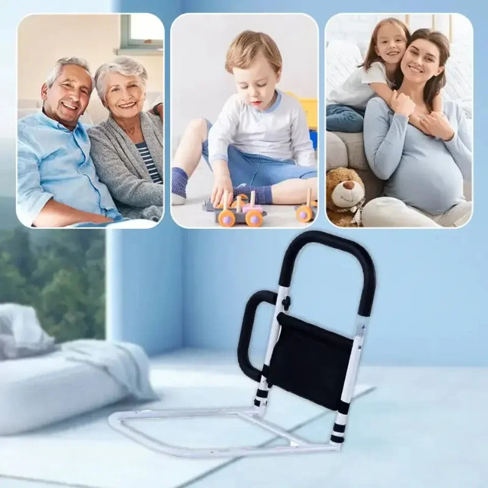 מעקה מיטה SolaceEase לגישה מהמיטה והעברות חלקות
