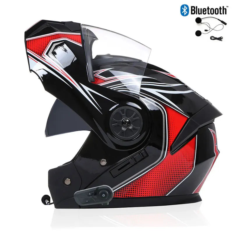 Modular Motorcycle Helmet with Bluetooth Integration