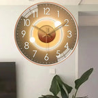 Avelon Silent Wall Clock In Classic Style For Bedroom And Office