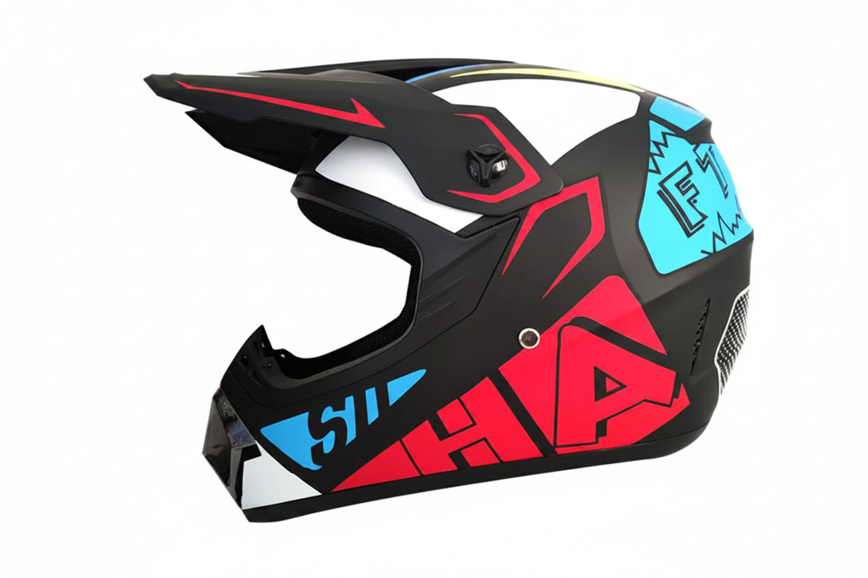 Full-Face Motocross Helmet with DOT & ECE Certification