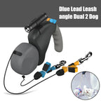AeroTrail 360 Degree Dual Dog Leash Retractable Walking Lead