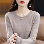 Luminara Cozy Women's Merino Wool Sweater For Autumn And Winter