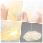 LumaCloud Cotton Diffused Pendant Fixture For Ceiling Light With Subtle Glow