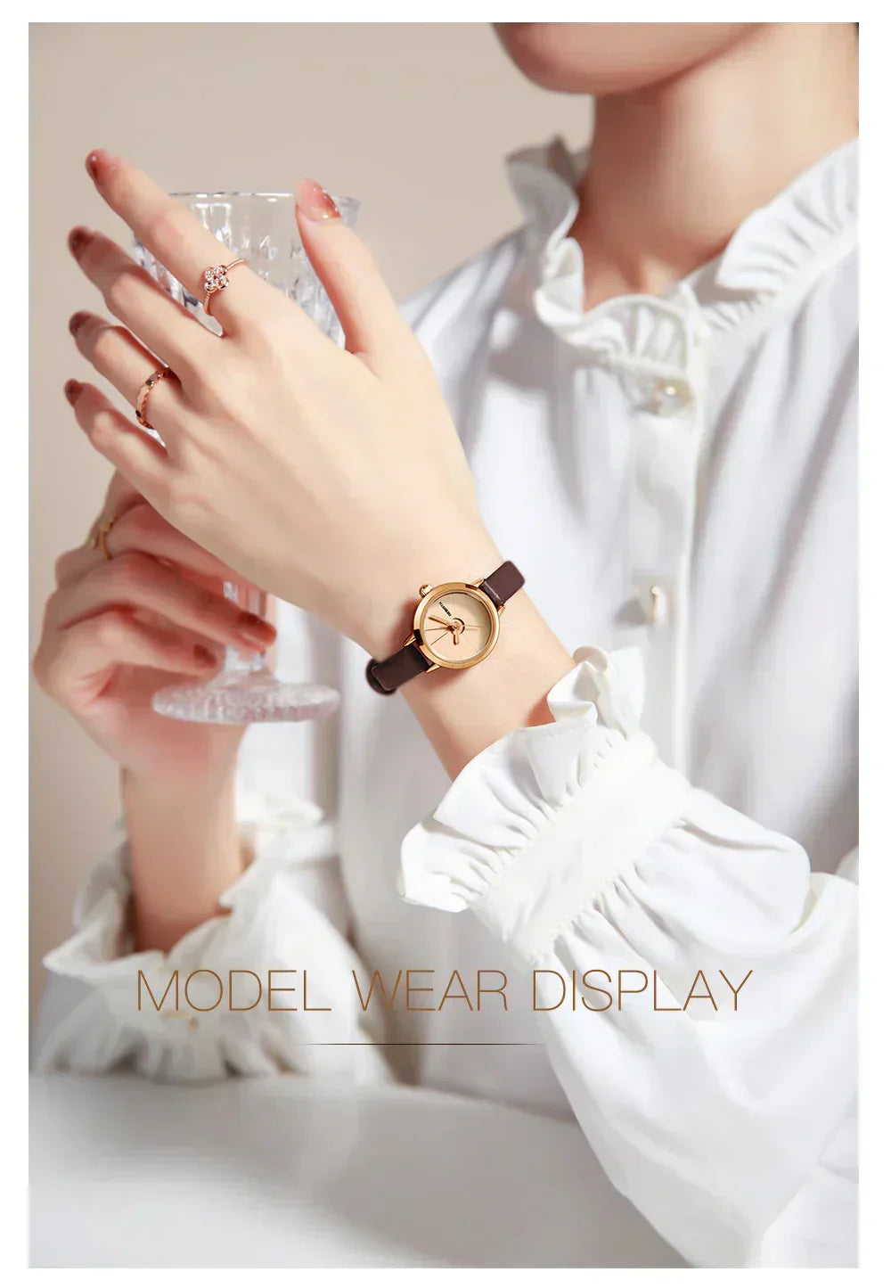 Timeless Mini Leather Watch For Women With Vintage Charm