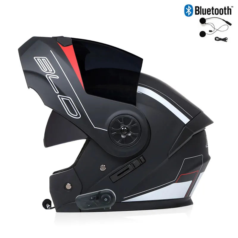 Modular Motorcycle Helmet with Bluetooth Integration