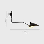 LumiArc Duo Two-Arm Modern Wall Sconce Fixture Accent
